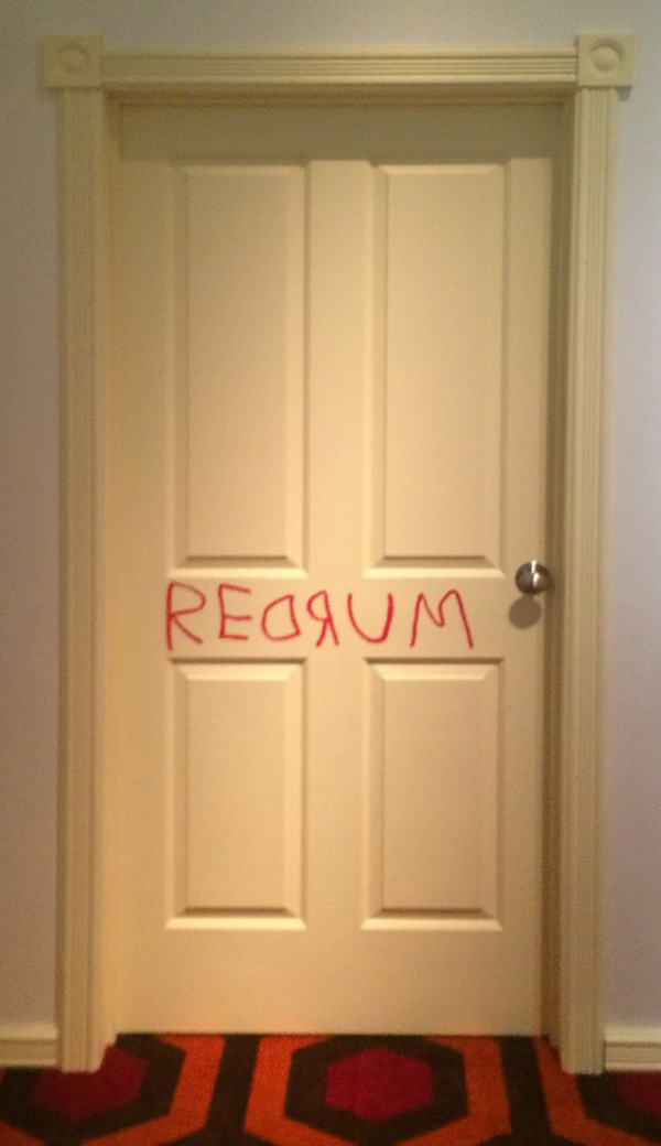 RedRum door The Shining