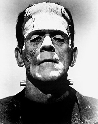 Boris Karloff as Frankenstein