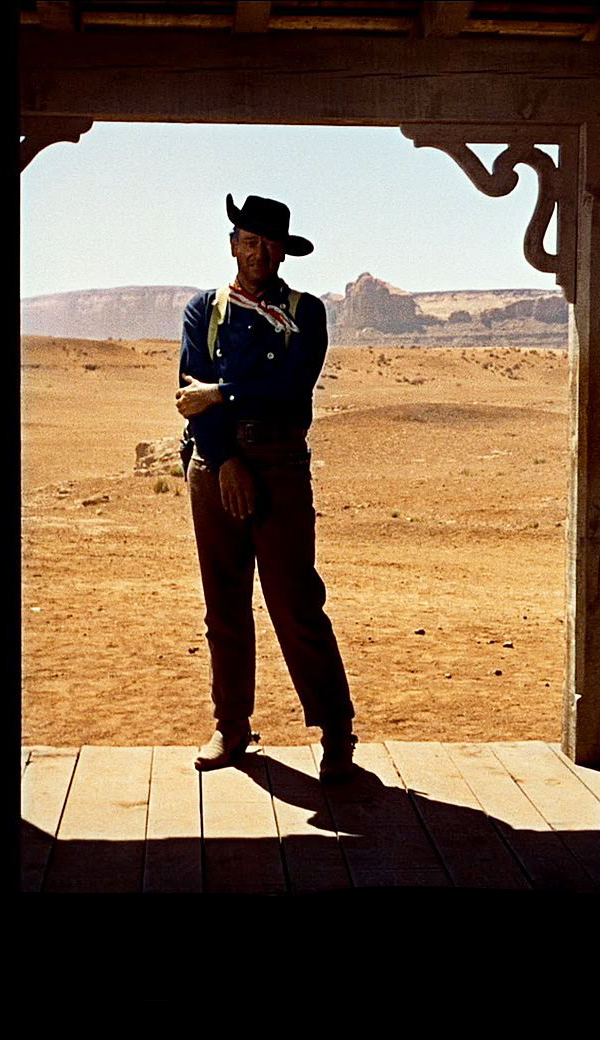 John Wayne in the Searchers – director: John Ford